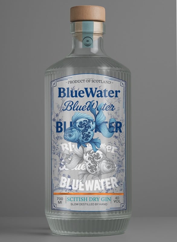 BlueWater — Scottish Dry Gin